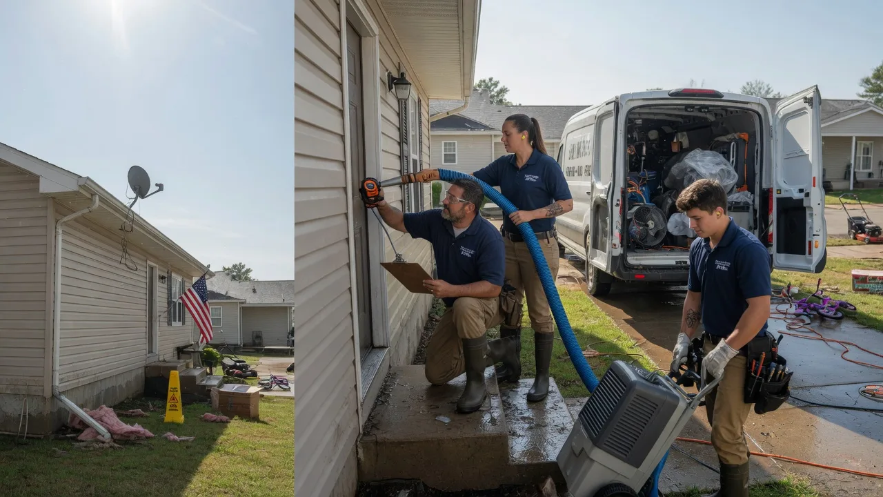 Ceiling Water Damage Restoration in Canton, SD near me
